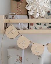 Load image into Gallery viewer, Wooden Christmas FA LA LA Bunting
