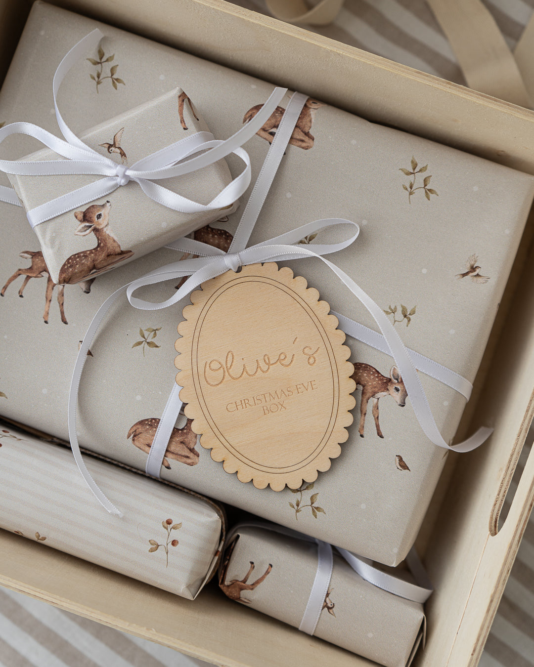 Personalised Christmas Eve Box Plaque