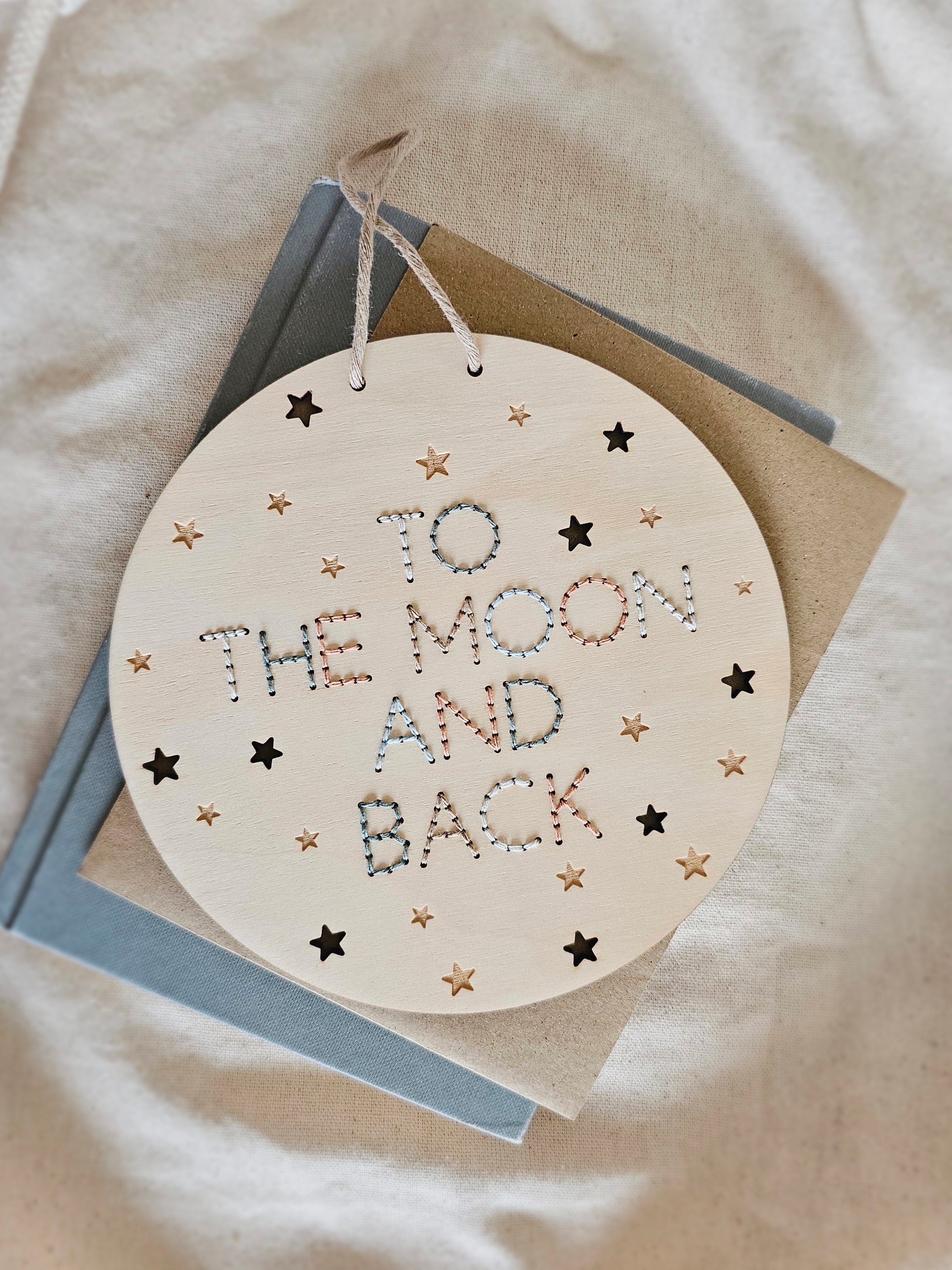 Nursery To The Moon Wall Hanging