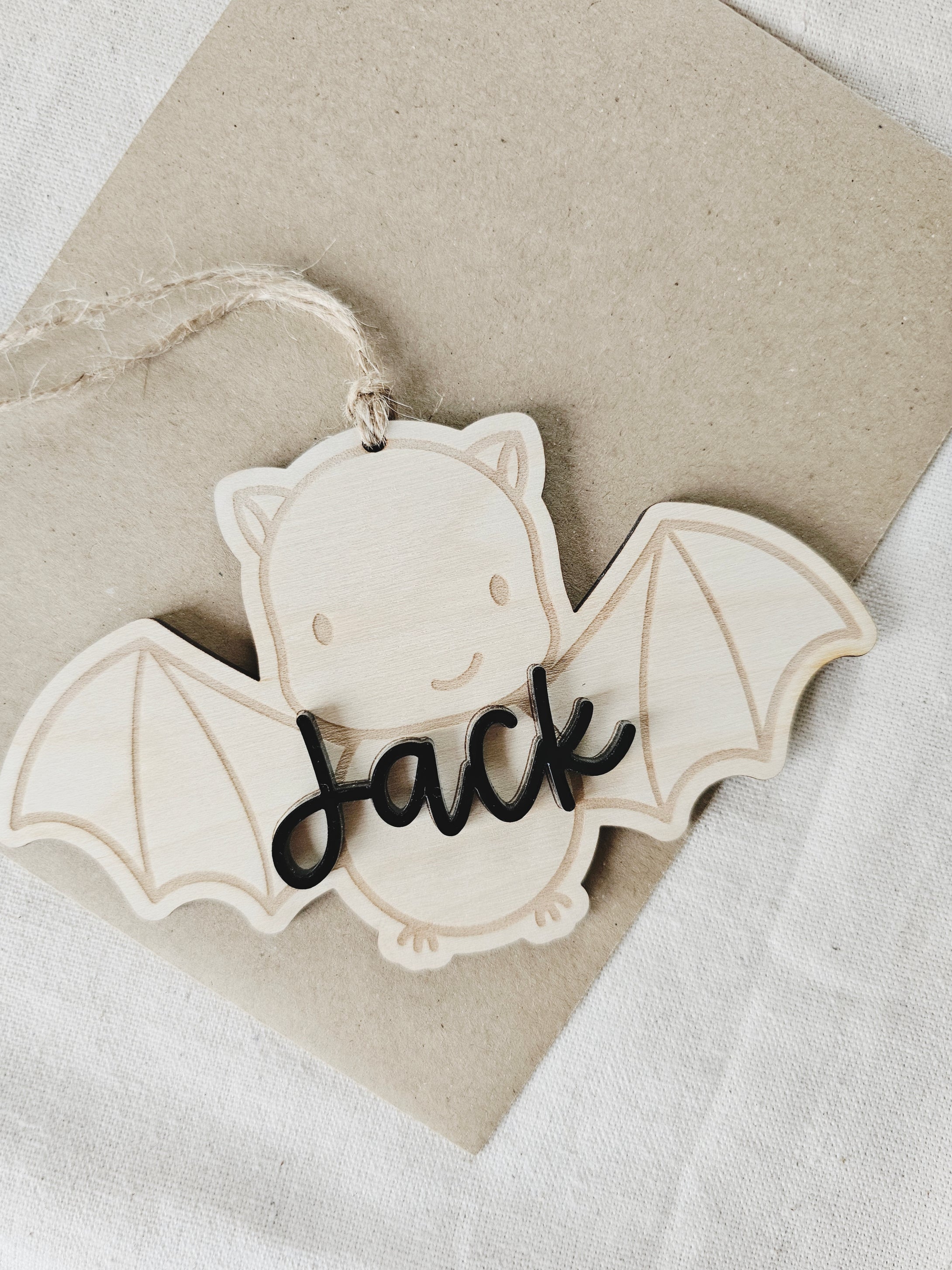 Personalised Halloween Name Tag