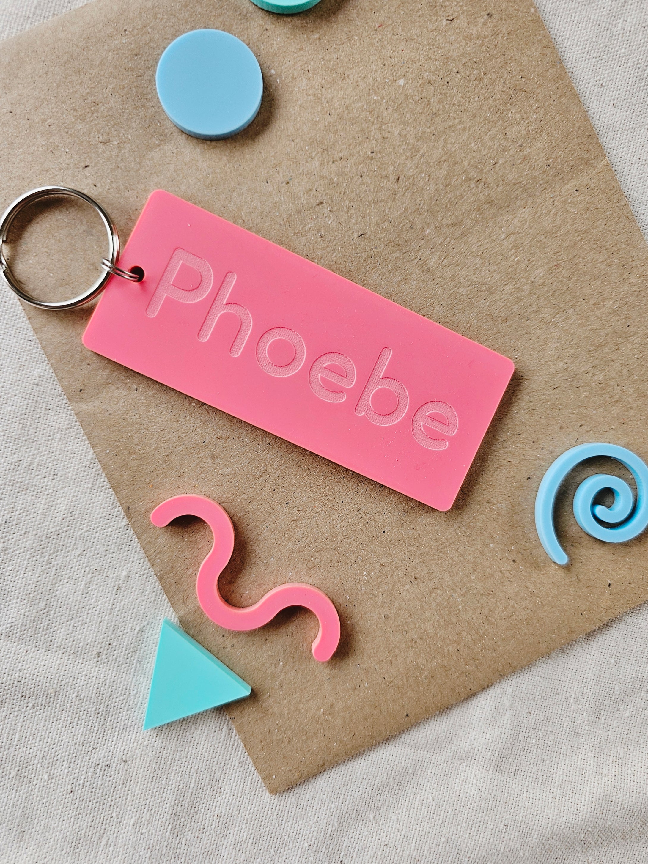 Name Tag Keyring